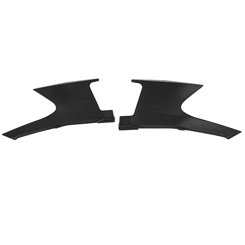 2019-2025 Toyota Corolla Matte Black Front Splitters + Side Canards
