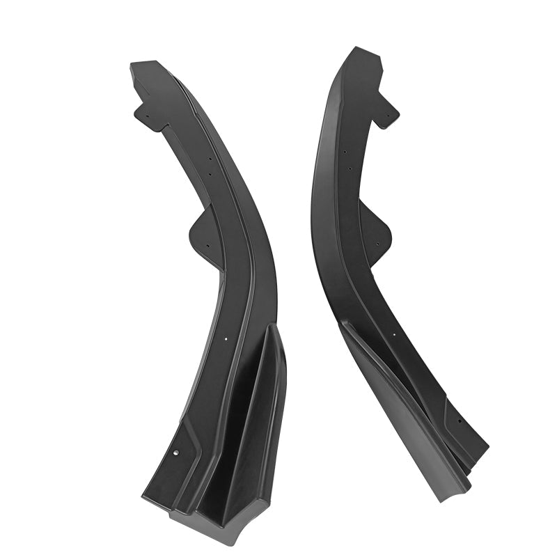 2019-2025 Toyota Corolla Matte Black Front Splitters + Side Canards
