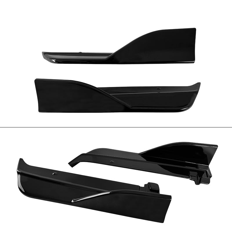 2022-2025 Subaru WRX D Gloss Black Front Rear Bumper Lip Corner Aprons
