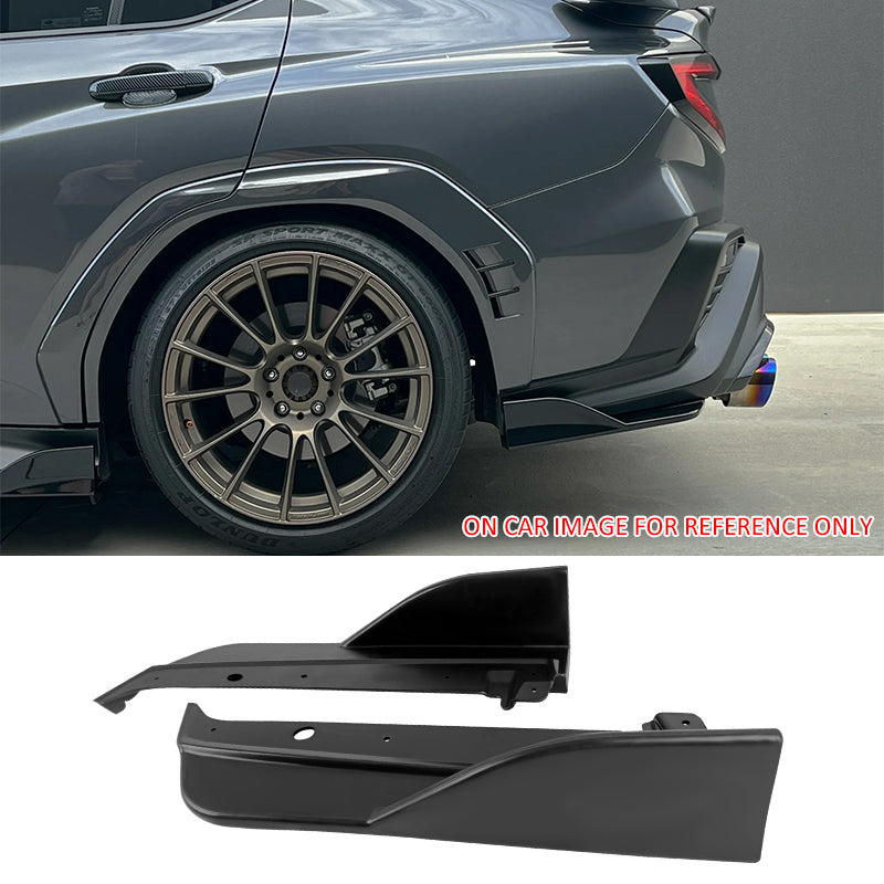 2022-2025 Subaru WRX D Matte Black Front Rear Bumper Lip Corner Aprons