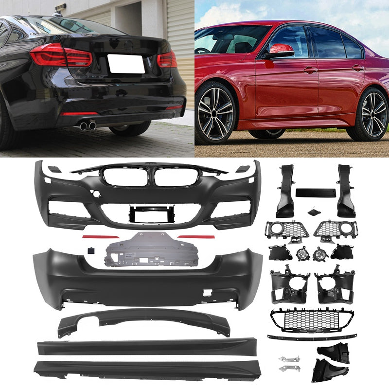 2012-2018 BMW 3-Series F30 M-Tech Side Skirts Front Rear Bumper Covers