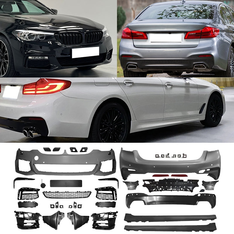 2017-2020 BMW G30 5 Series M-Tech Front Rear Bumper Covers Side Skirts