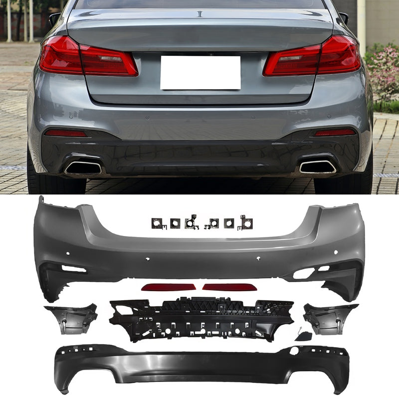 2017-2020 BMW G30 5 Series M-Tech Front Rear Bumper Covers Side Skirts