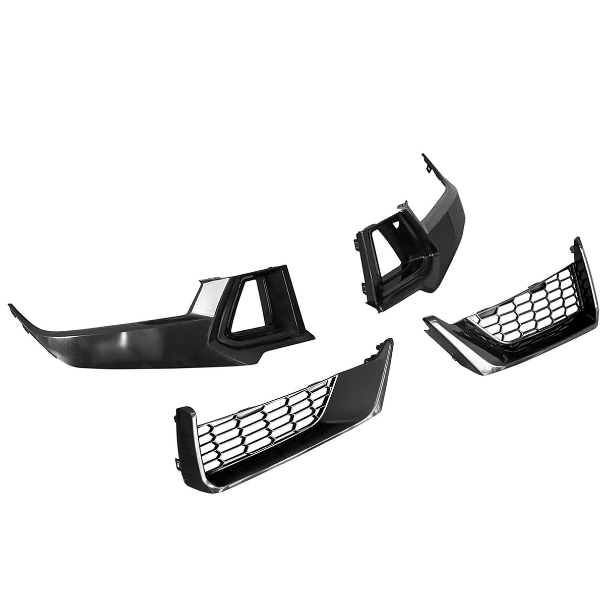 2024-2025 Ford Mustang Dark Horse Front Bumper Upper Lower Grilles ABS