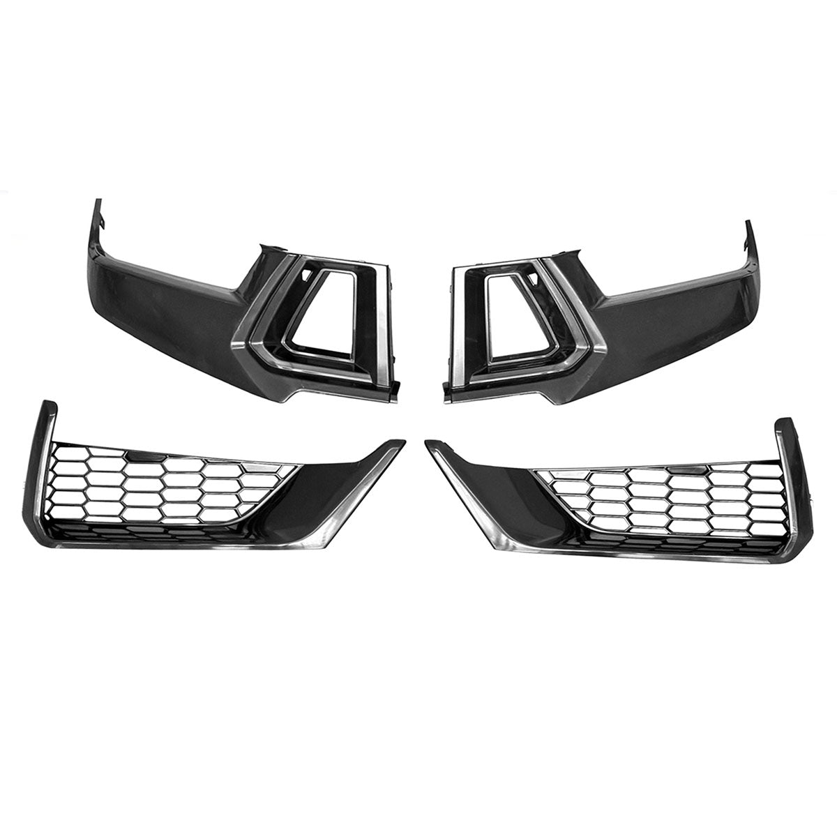 2024-2025 Ford Mustang Dark Horse Front Bumper Upper Lower Grilles ABS