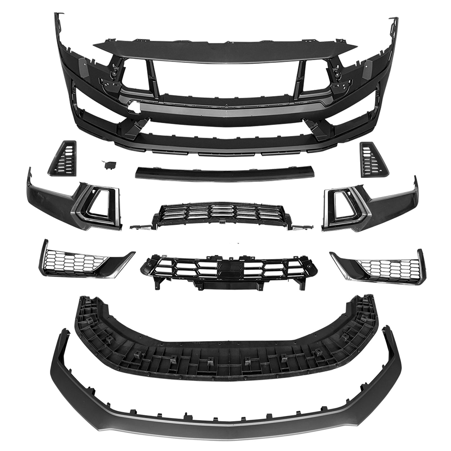2024-2025 Ford Mustang Dark Horse Front Bumper Conversion W/ Grille PP