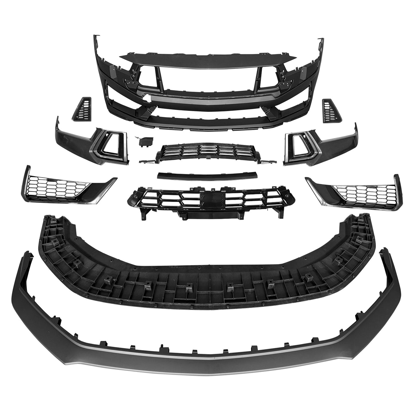 2024-2025 Ford Mustang Dark Horse Front Bumper Conversion W/ Grille PP