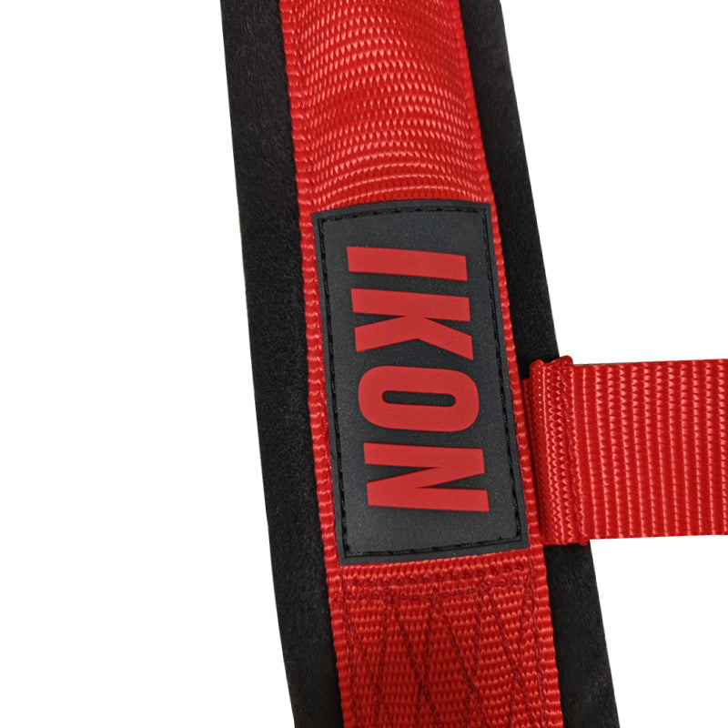 Universal 4 Point Racing Seat Belt Harness 2" Strap Buckle Red