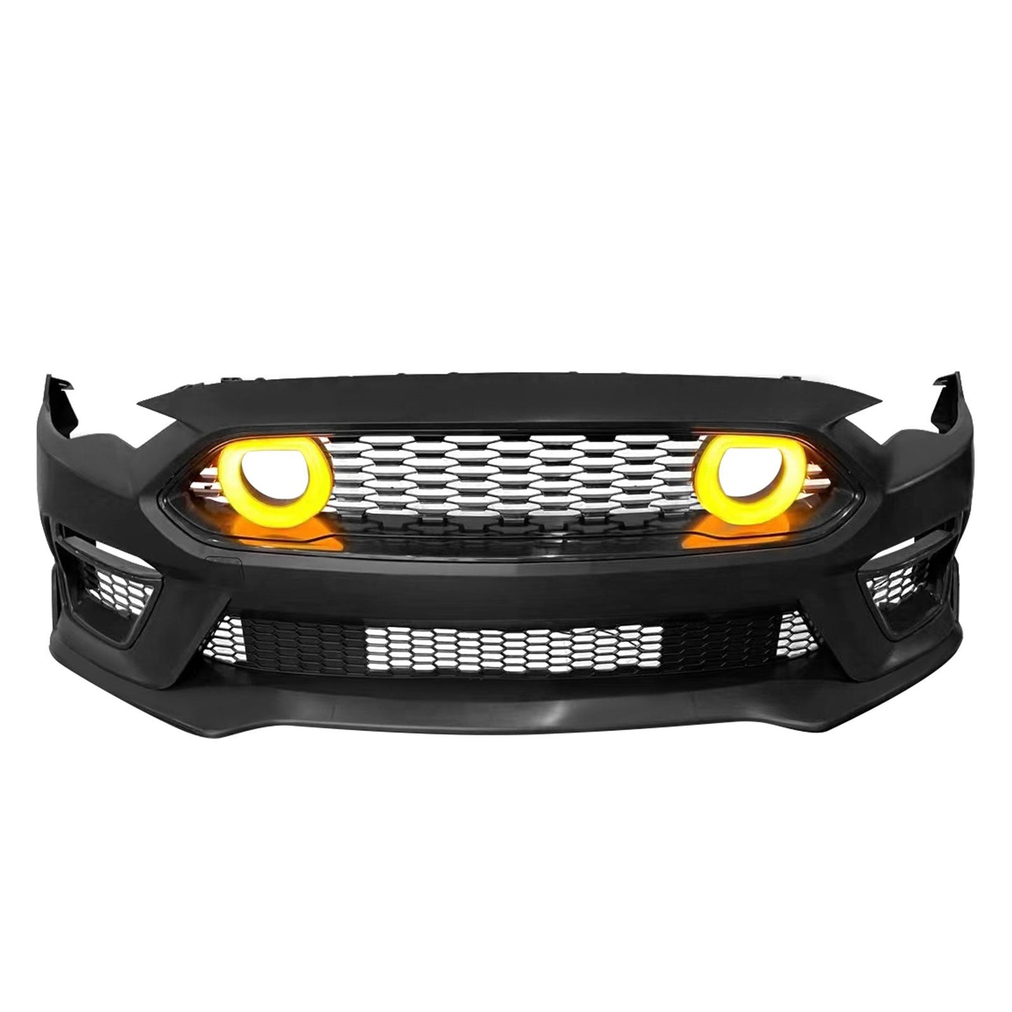 2018-2023 Ford Mustang 21+ Mach 1 Front Bumper Cover LED Grille W/ Lip