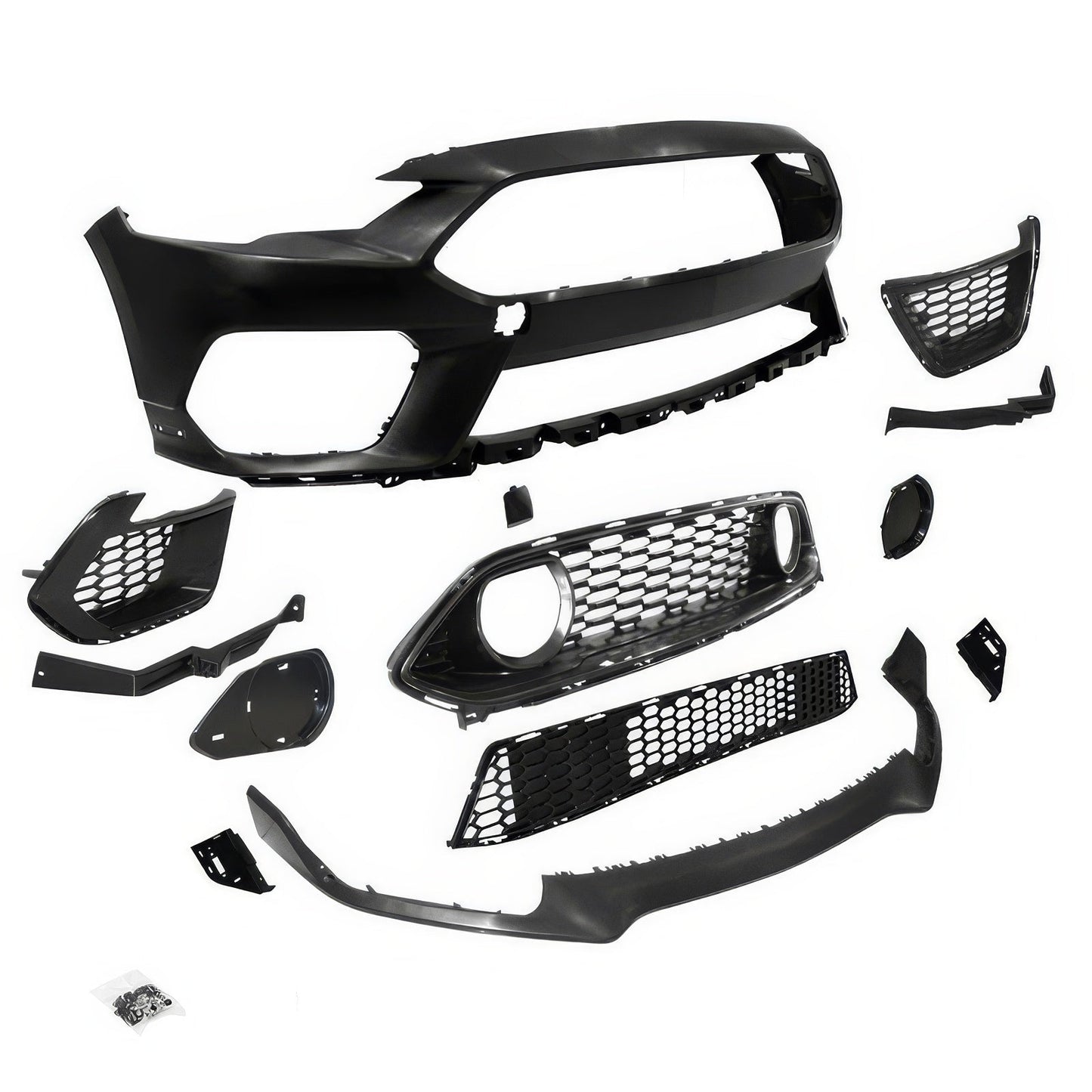 2018-2023 Ford Mustang Mach 1 Front Bumper Cover 24+ Headlights W/ Lip