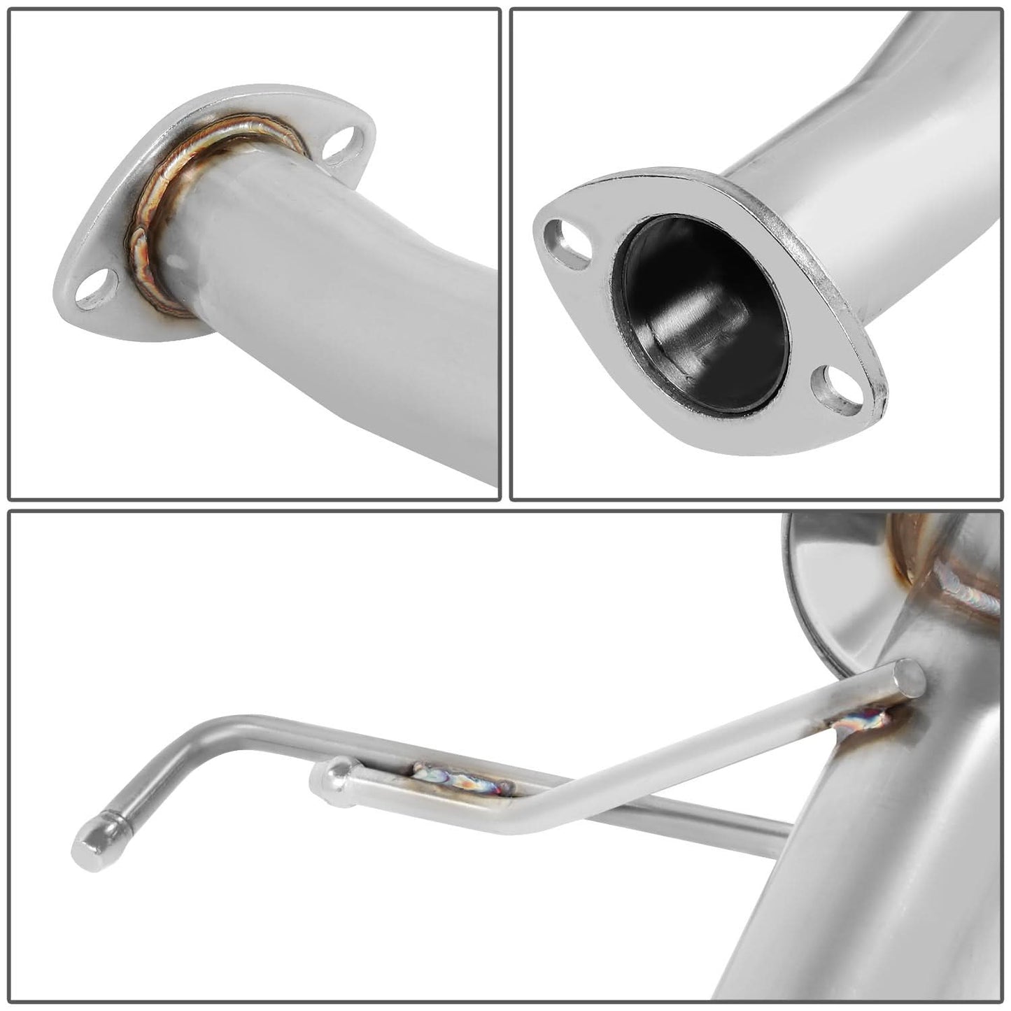 2003-2009 Nissan 350Z / G35 Axleback Exhaust Dual Burnt Tip Stainless Steel