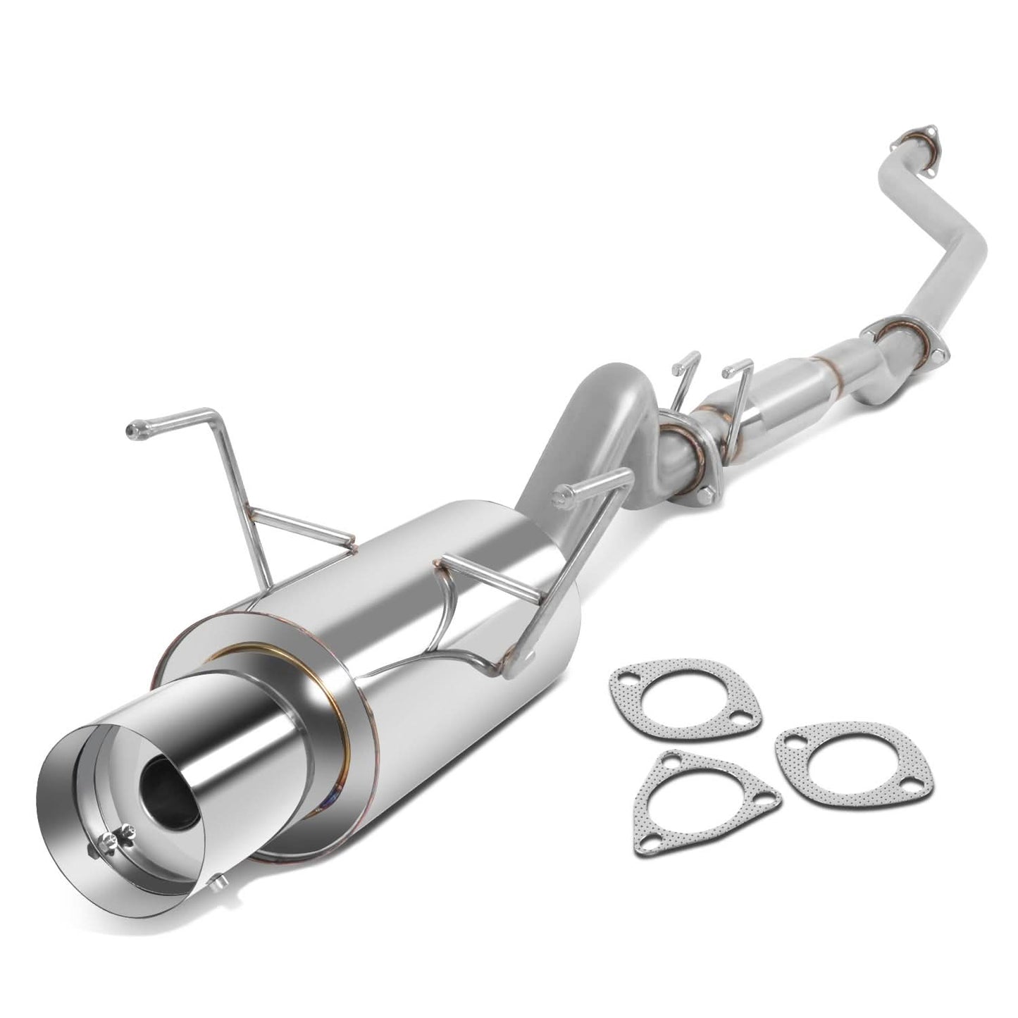 2002-2006 Acura RSX Catback Exhaust System Single Tip Stainless Steel