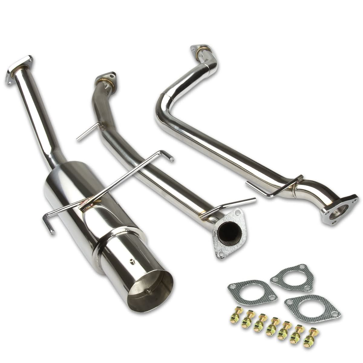 2011-2014 Honda CR-Z Catback Exhaust Single Tip Stainless Steel