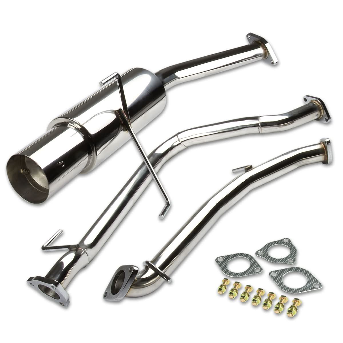 2011-2014 Honda CR-Z Catback Exhaust Single Tip Stainless Steel