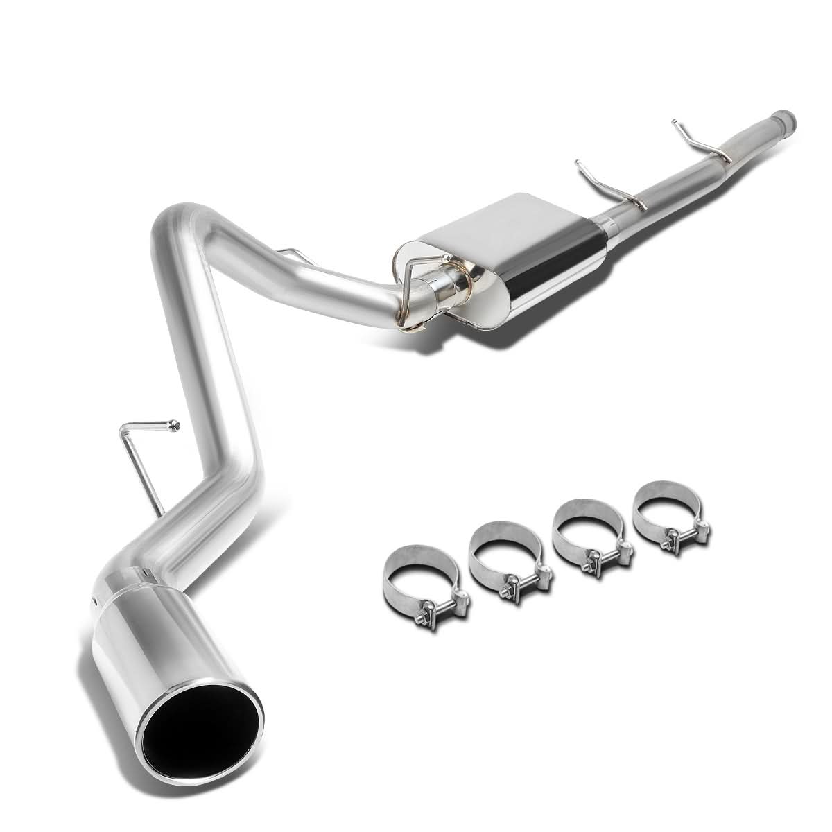 07-13 Chevrolet Silverado/GMC Sierra 1500 Cat-Back Exhaust - Stainless Steel