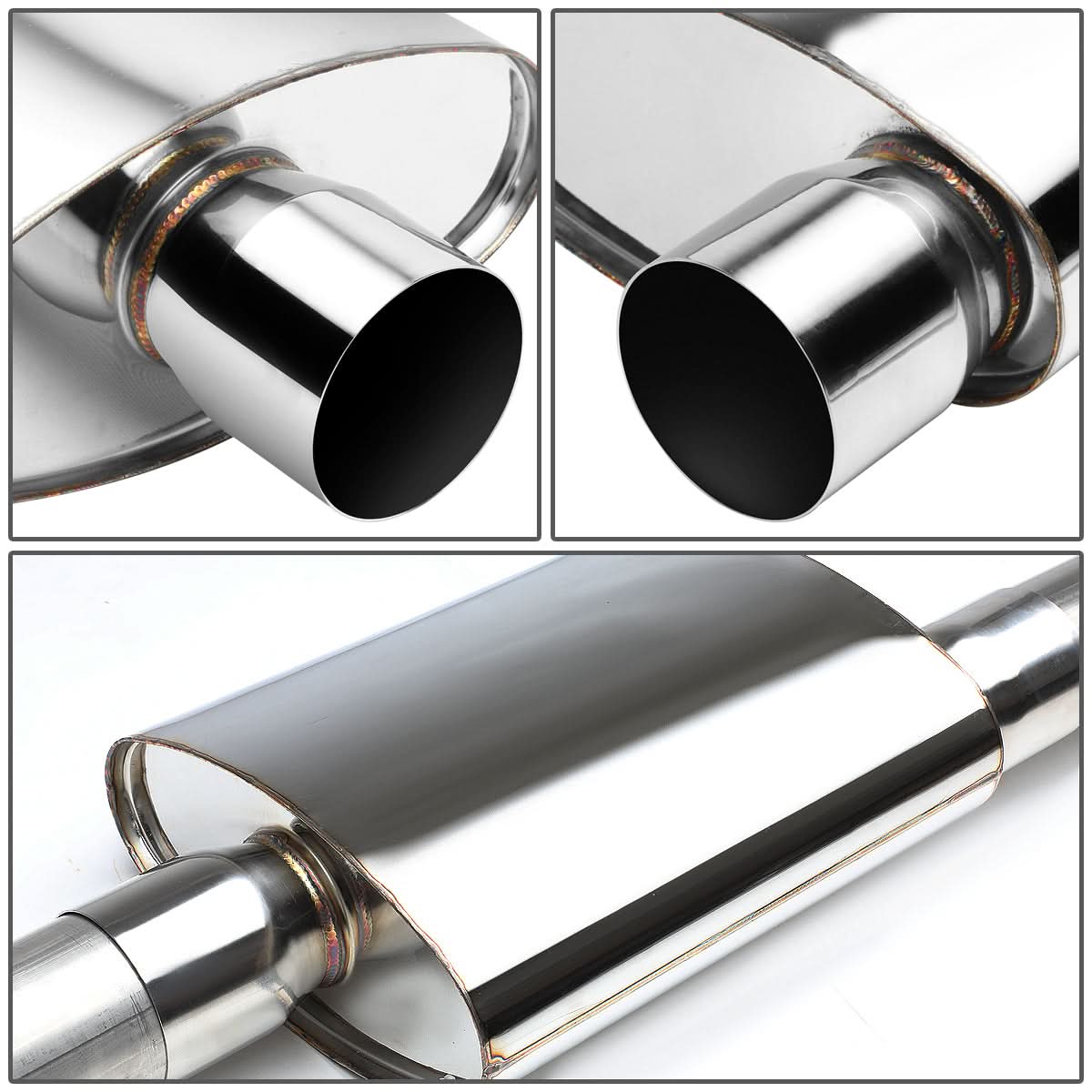 99-06 Chevrolet Silverado GMC Sierra 1500 Catback Exhaust Stainless Steel