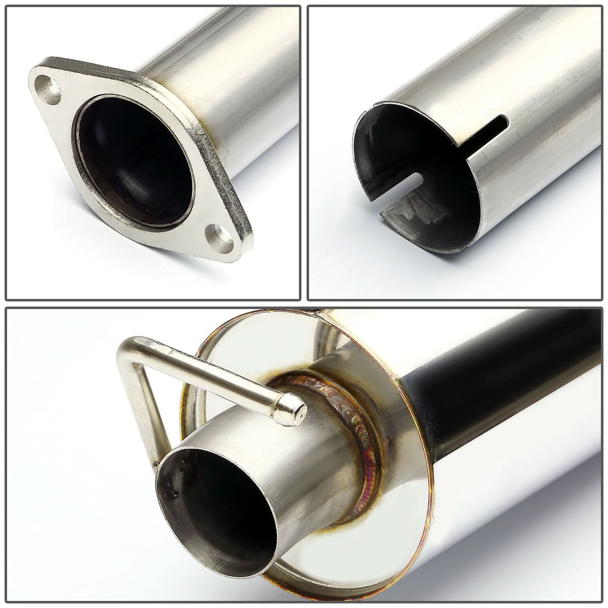 2011-2014 Dodge Charger 3.6L V6 Dual Tip Catback Exhaust - Stainless Steel