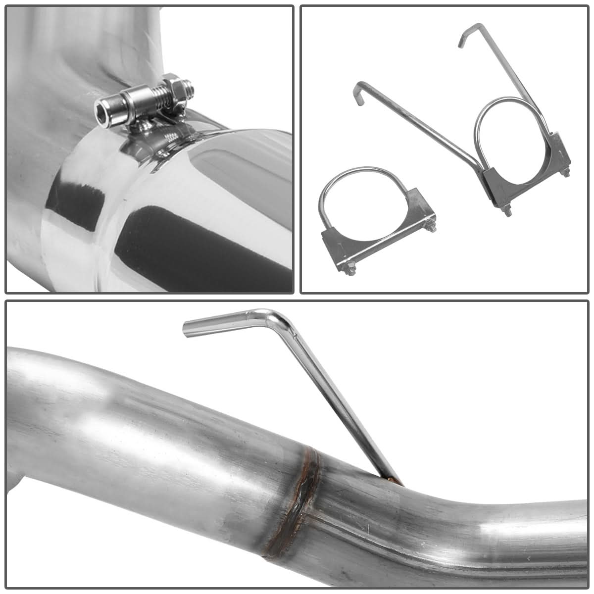07-09 Dodge Ram 2500/3500 6.7L Diesel Catback Exhaust Single Tip Stainless Steel