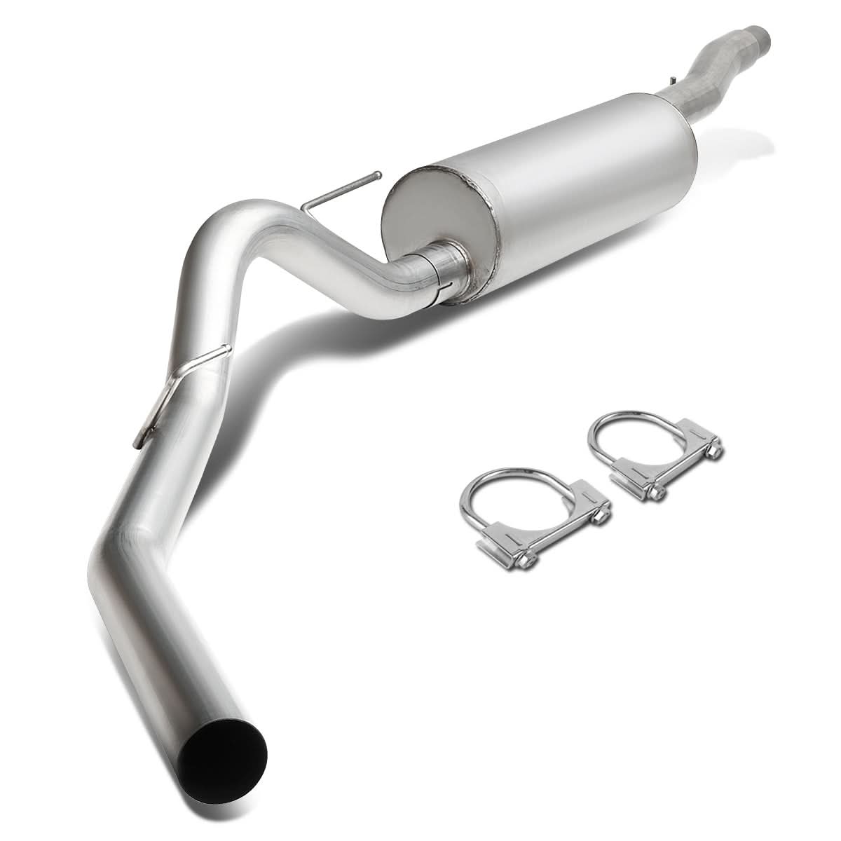 2009-2010 Ford F-150 Single Tip Catback Exhaust Stainless Steel