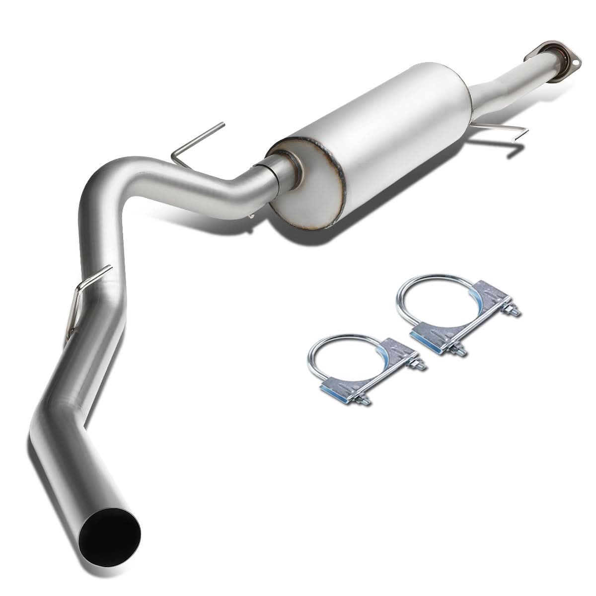2011-2014 Ford F-150 3.5L Crew Cab Catback Exhaust Single Tip Stainless Steel