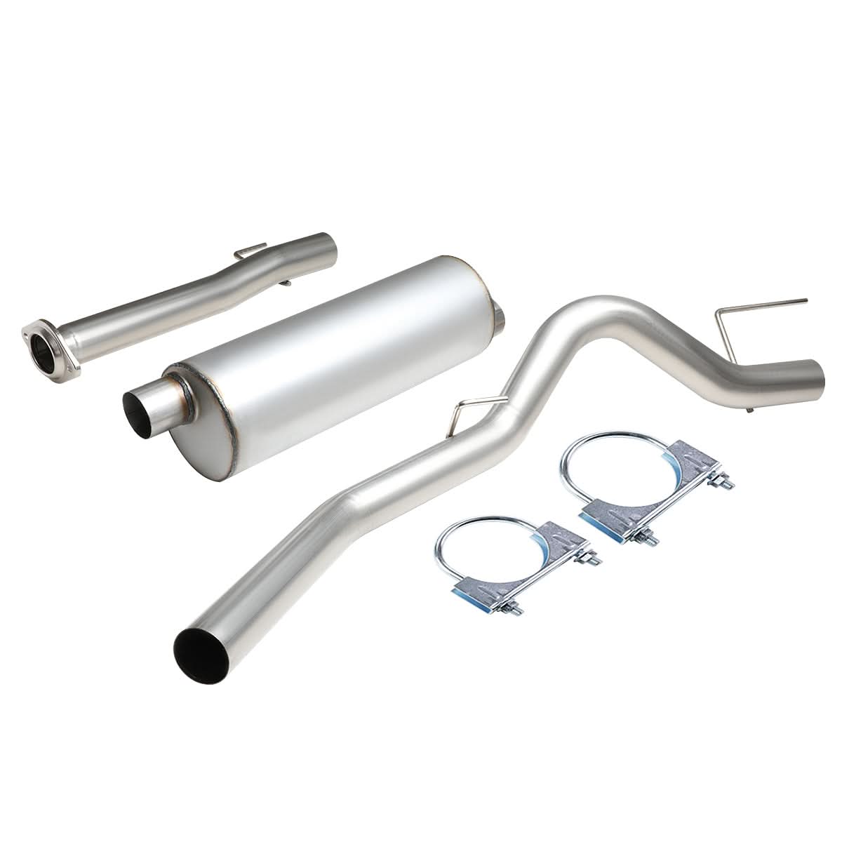2011-2014 Ford F-150 3.5L Crew Cab Catback Exhaust Single Tip Stainless Steel