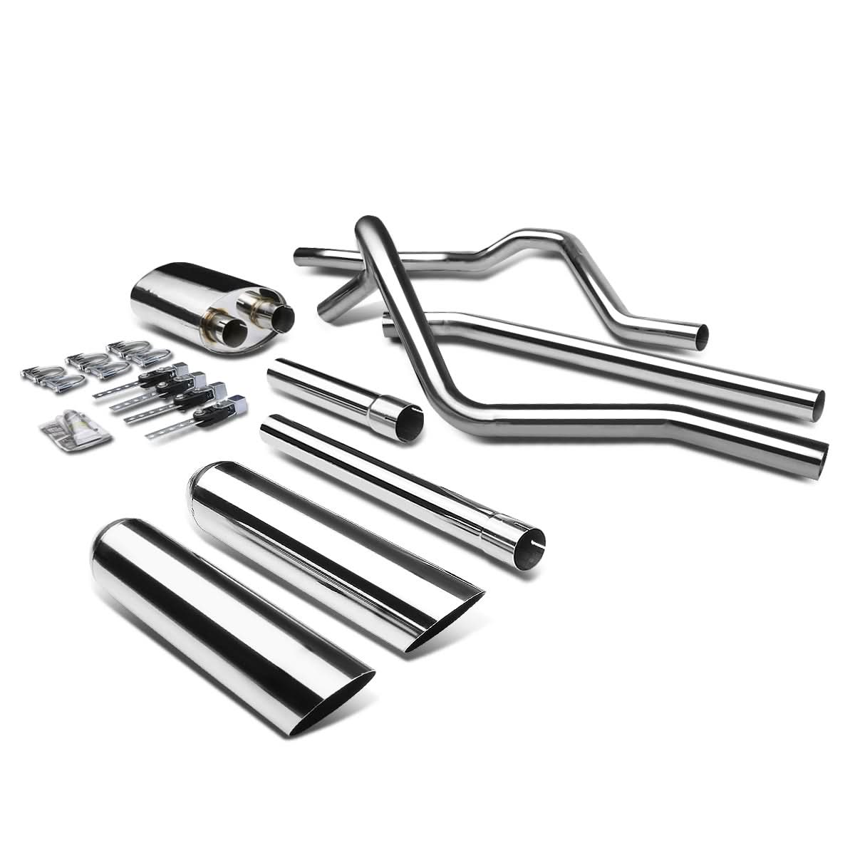 2004-2010 Ford F-150 Type-2 Style Catback Exhaust Stainless Steel