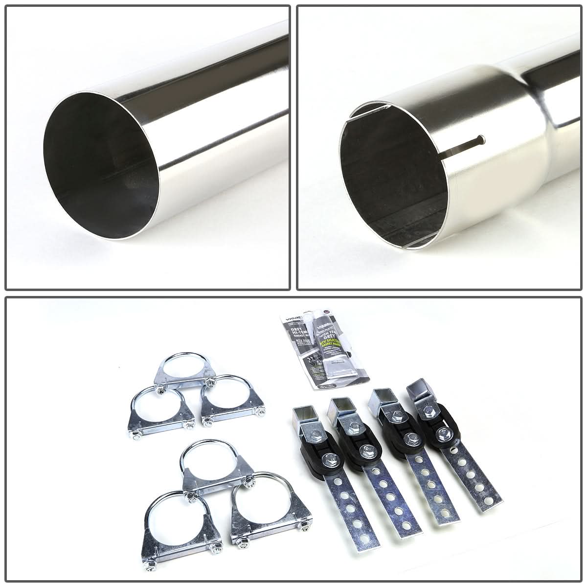 2004-2010 Ford F-150 Type-2 Style Catback Exhaust Stainless Steel