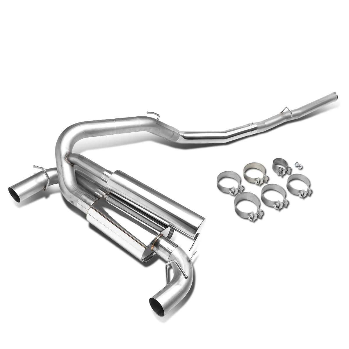 2016-2018 Ford Focus RS Catback Exhaust System - Stainless Steel