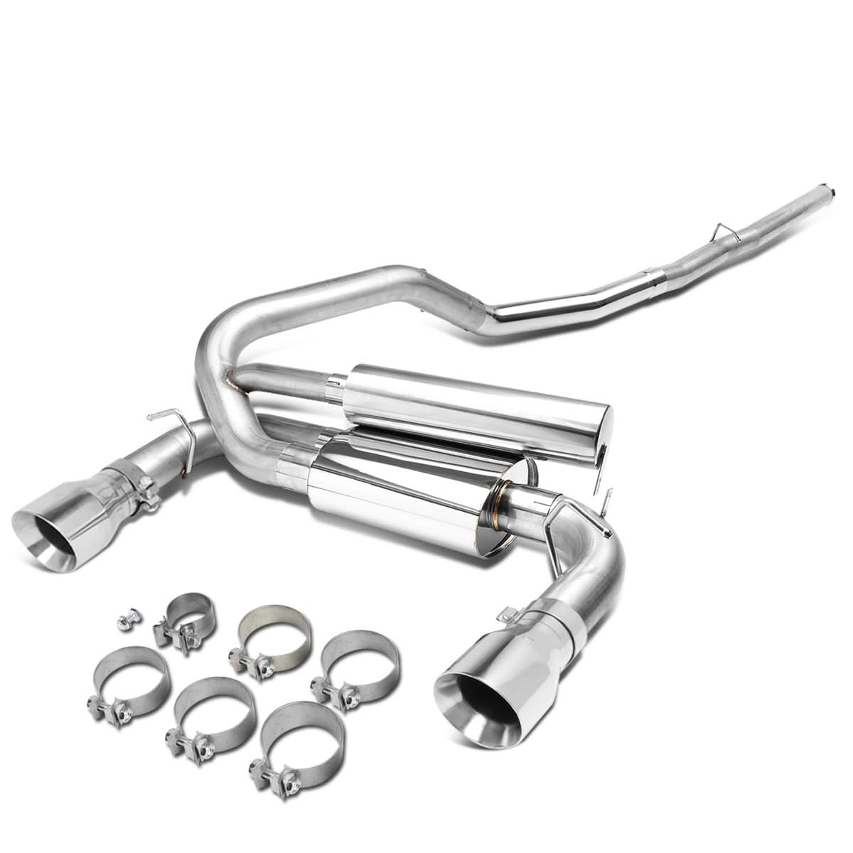 2016-2018 Ford Focus RS Catback Exhaust System Stainless Steel