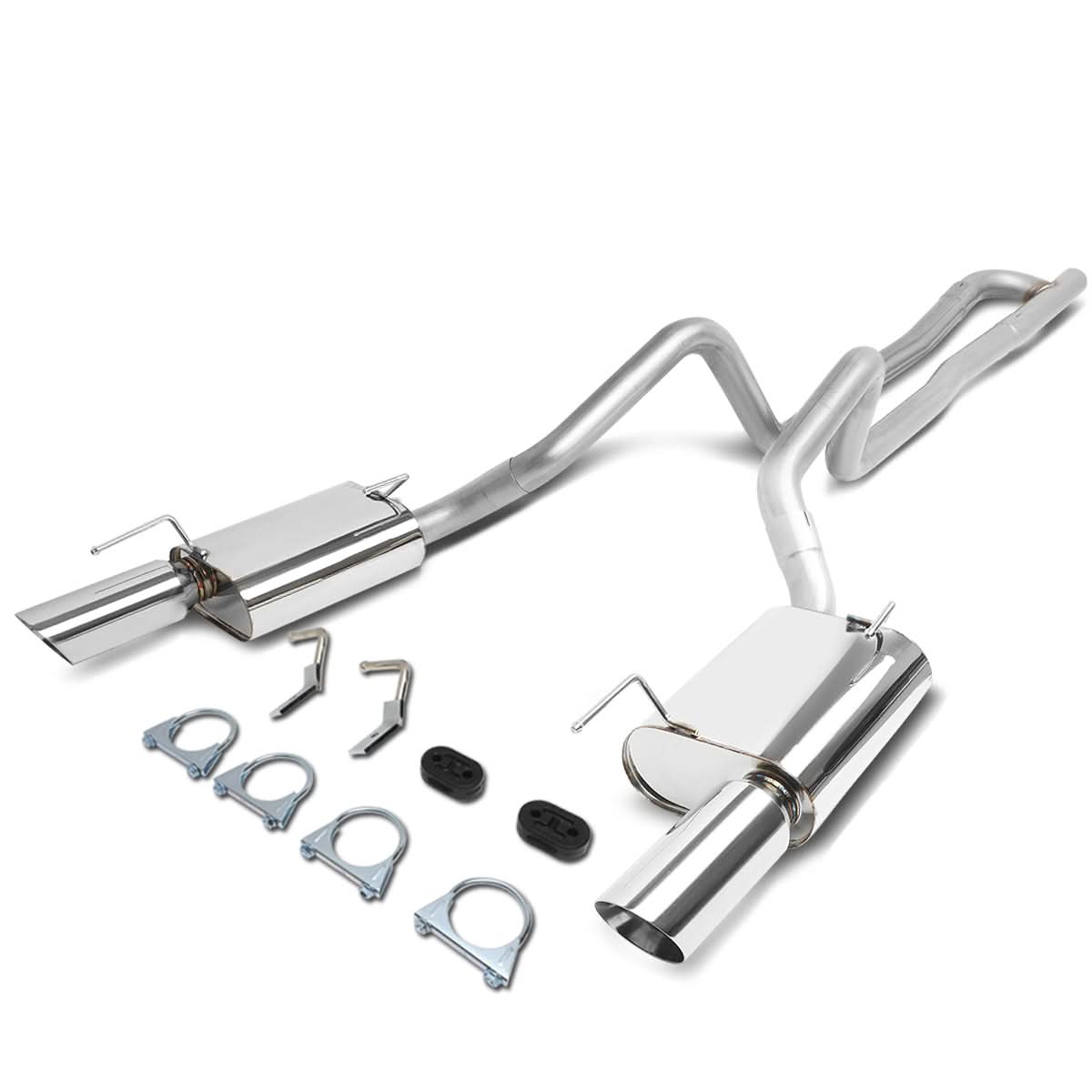 2005-2010 Ford Mustang 4.0L Catback Exhaust System Stainless Steel