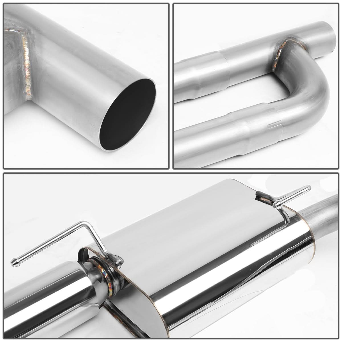 2005-2010 Ford Mustang 4.0L Catback Exhaust System Stainless Steel