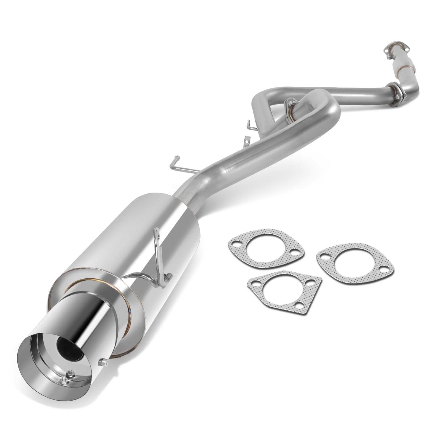 1999-2003 Mitsubishi Galant Single Tip Catback Exhaust Stainless Steel