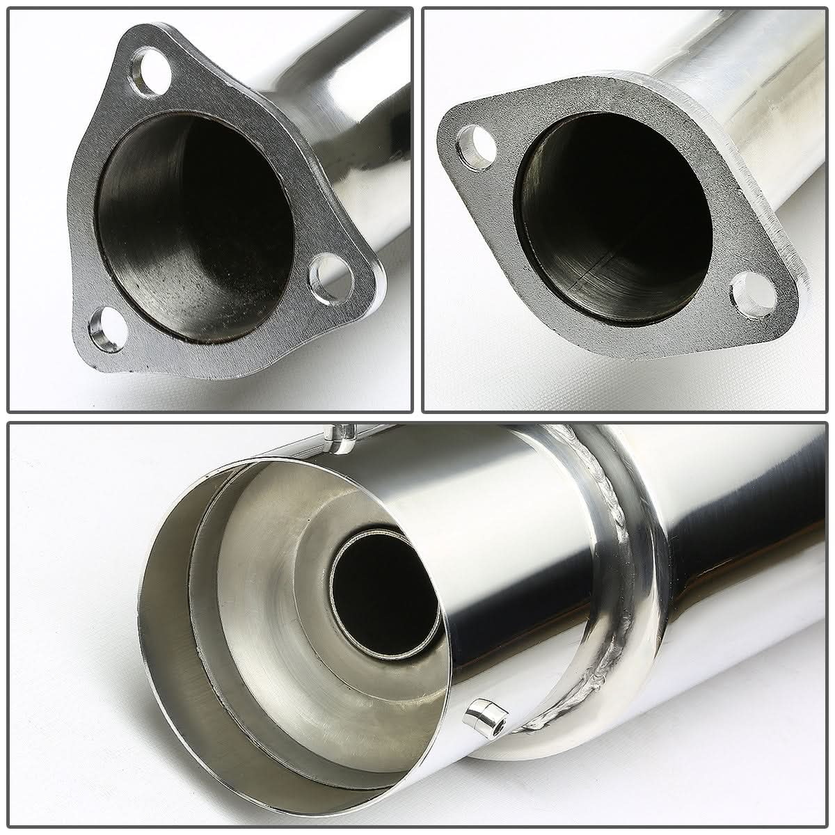 2012-2015 Honda Civic Catback Exhaust Single Tip Stainless Steel