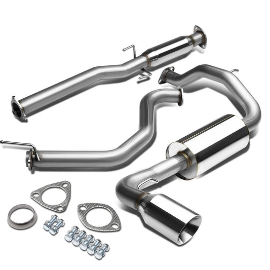 88-91 Honda CRX Catback Exhaust Single Rolled Tip Stainless Steel