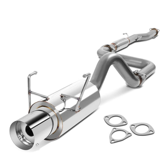 93-97 Honda Del Sol Single Tip Catback Exhaust Stainless Steel