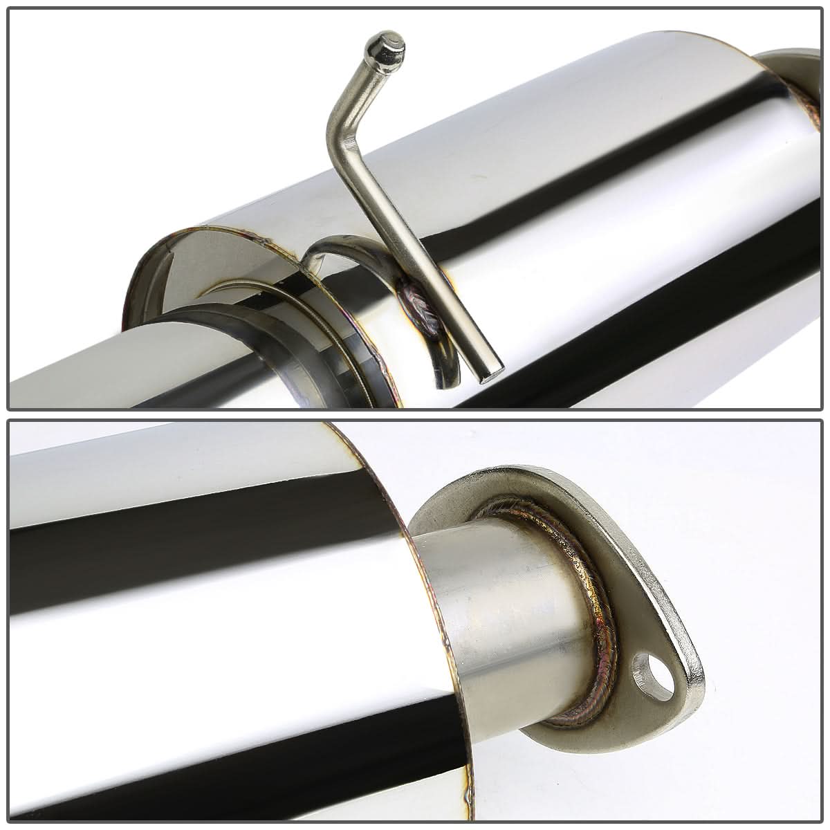 03-08 Hyundai Tiburon 2.0L Catback Exhaust Single Tip Stainless Steel