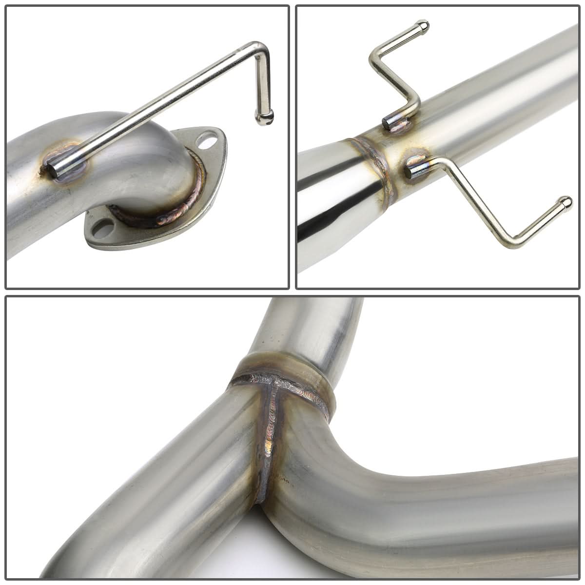 03-08 Hyundai Tiburon 2.0L Catback Exhaust Single Tip Stainless Steel