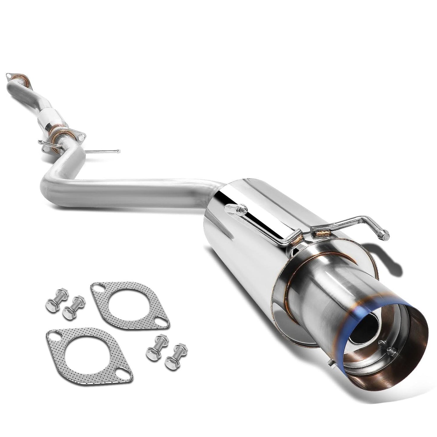 2001-2005 Lexus IS300 Catback Exhaust Single Burnt Tip Stainless Steel