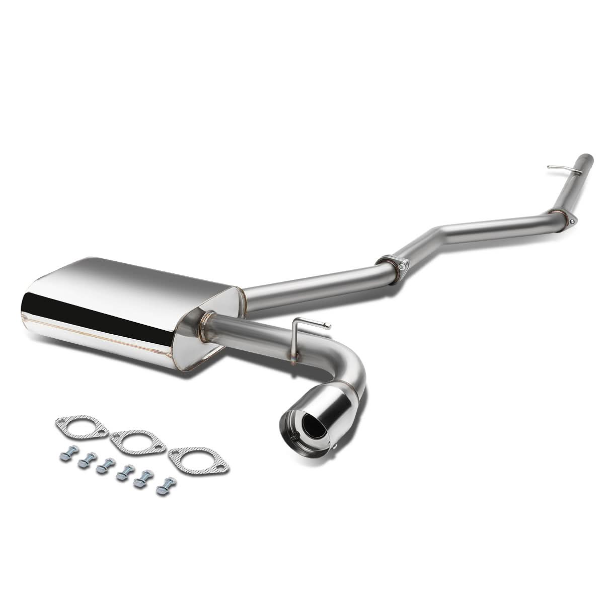 07-13 Jeep Patriot Catback Exhaust System Single Tip Stainless Steel