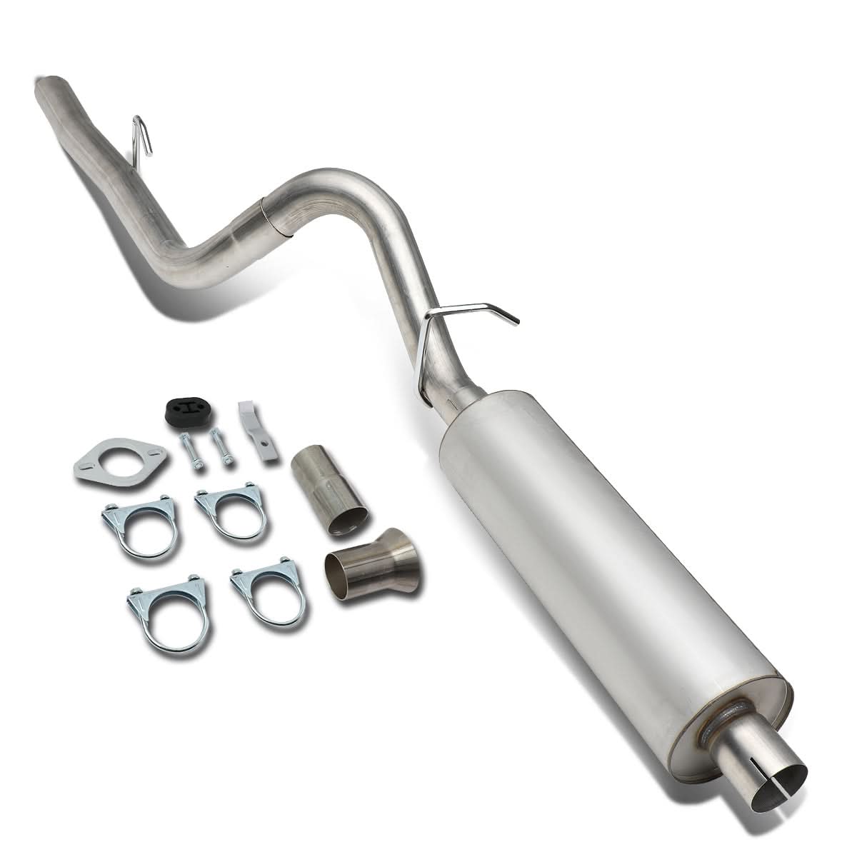 1986-2001 Jeep Cherokee Single Catback Exhaust System - Stainless Steel