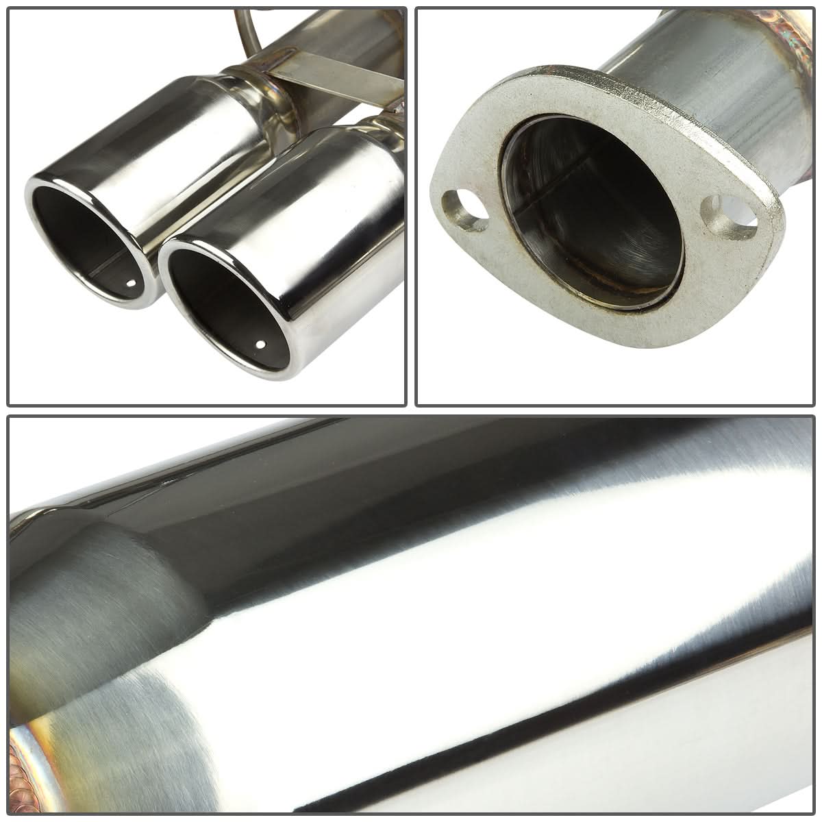 2005-2009 Kia Spectra Sedan Catback Exhaust System Stainless Steel