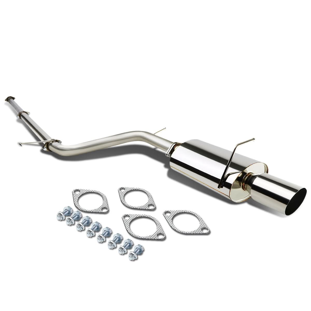 2006-2012 Mitsubishi Eclipse Single Tip Catback Exhaust Stainless Steel