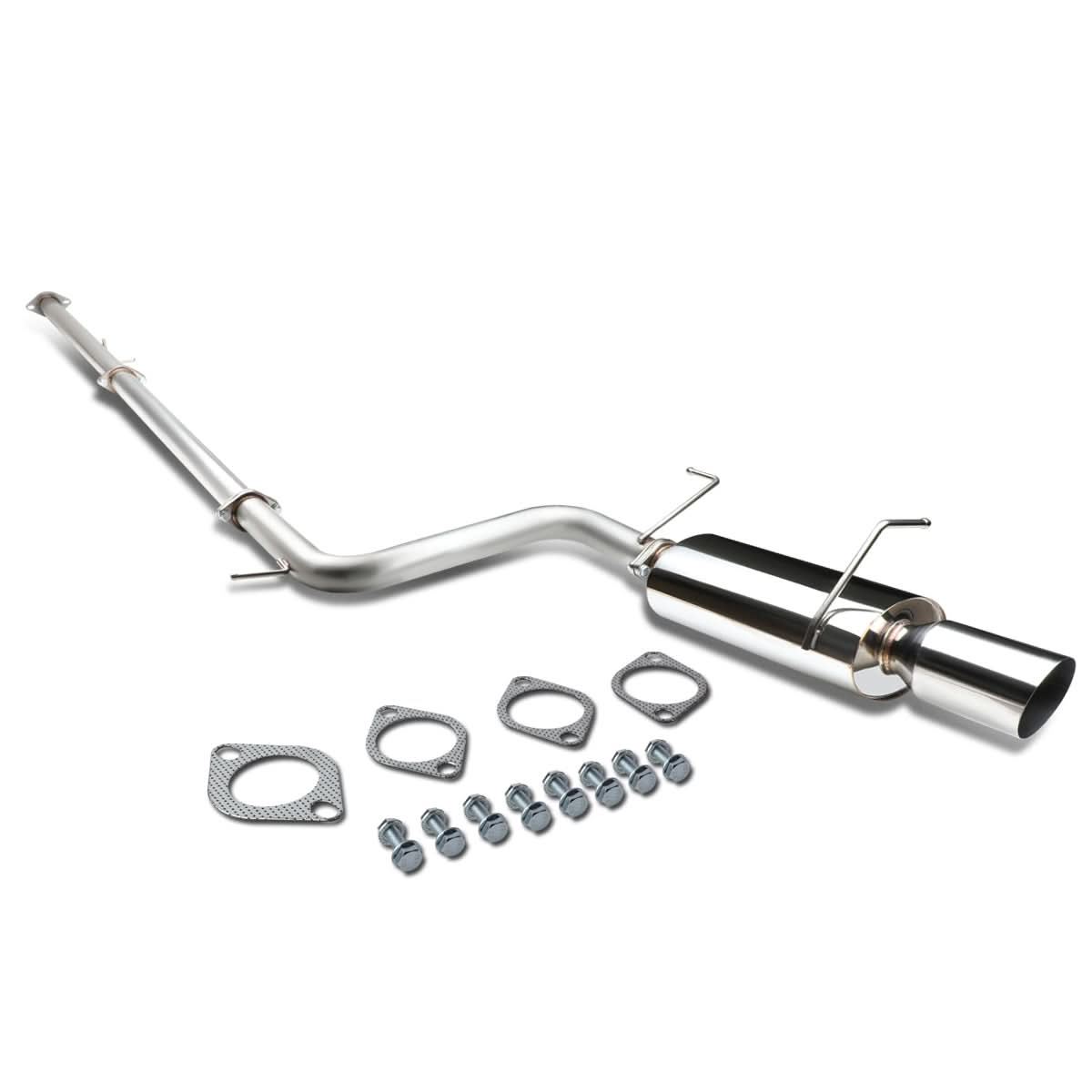 2006-2009 Mitsubishi Eclipse V6 Single Tip Catback Exhaust Stainless Steel