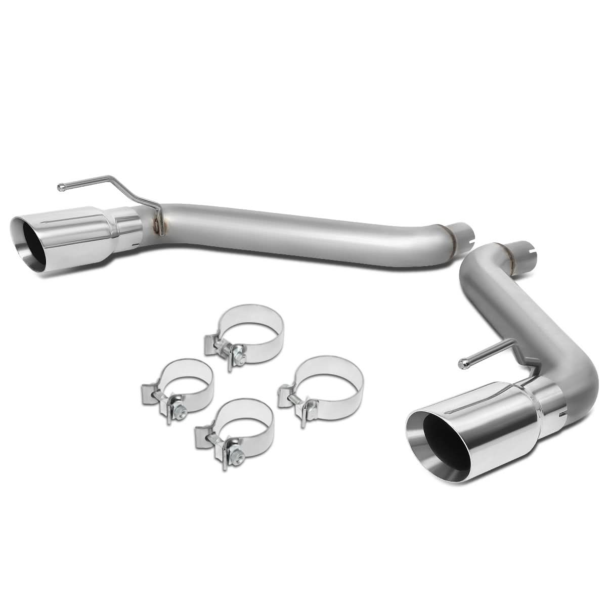 2016-2018 Chevrolet Camaro Axleback Exhaust Dual Rolled Tip Stainless Steel