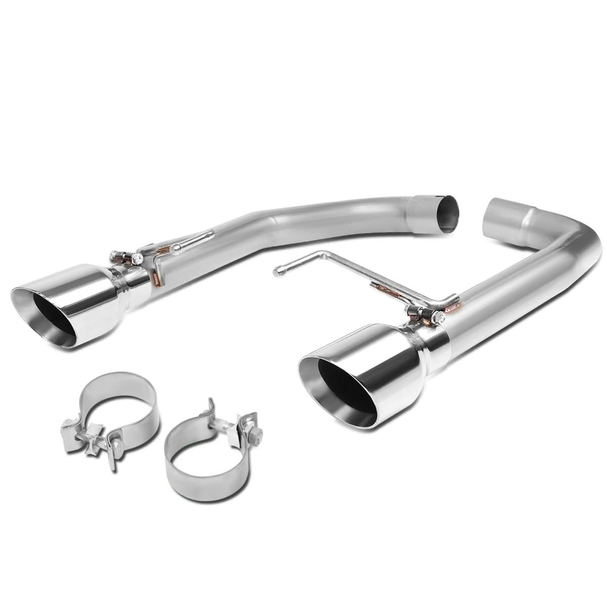 2015-2017 Ford Mustang 5.0L Axleback Exhaust Dual Rolled Tip Stainless Steel