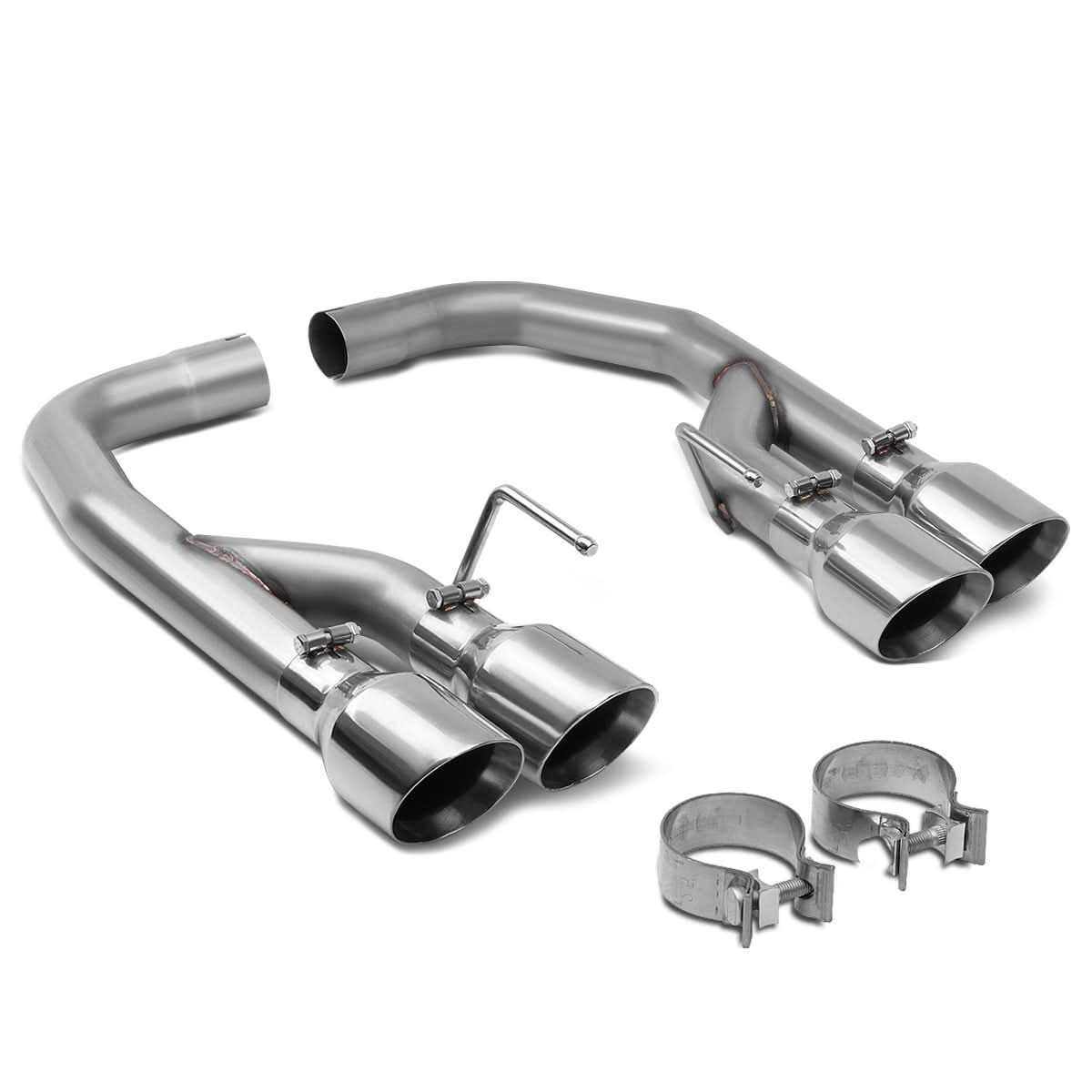 2018-2020 Ford Mustang 5.0L Axleback Exhaust Dual Rolled Tip Stainless Steel