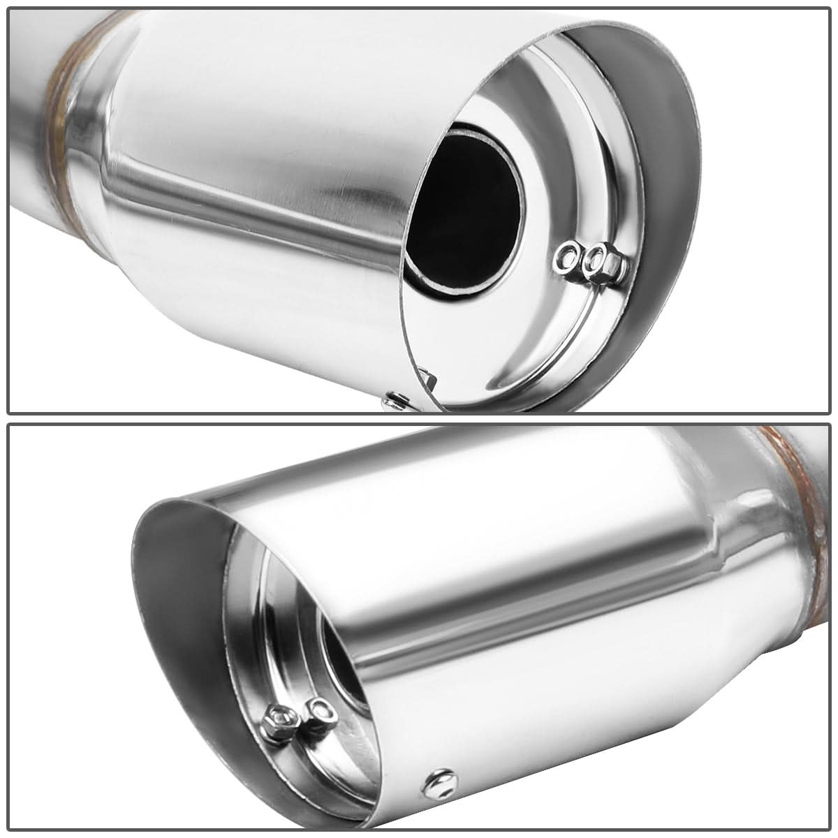 11-16 Scion tC Catback Axle Back Exhaust Single Tip Stainless Steel