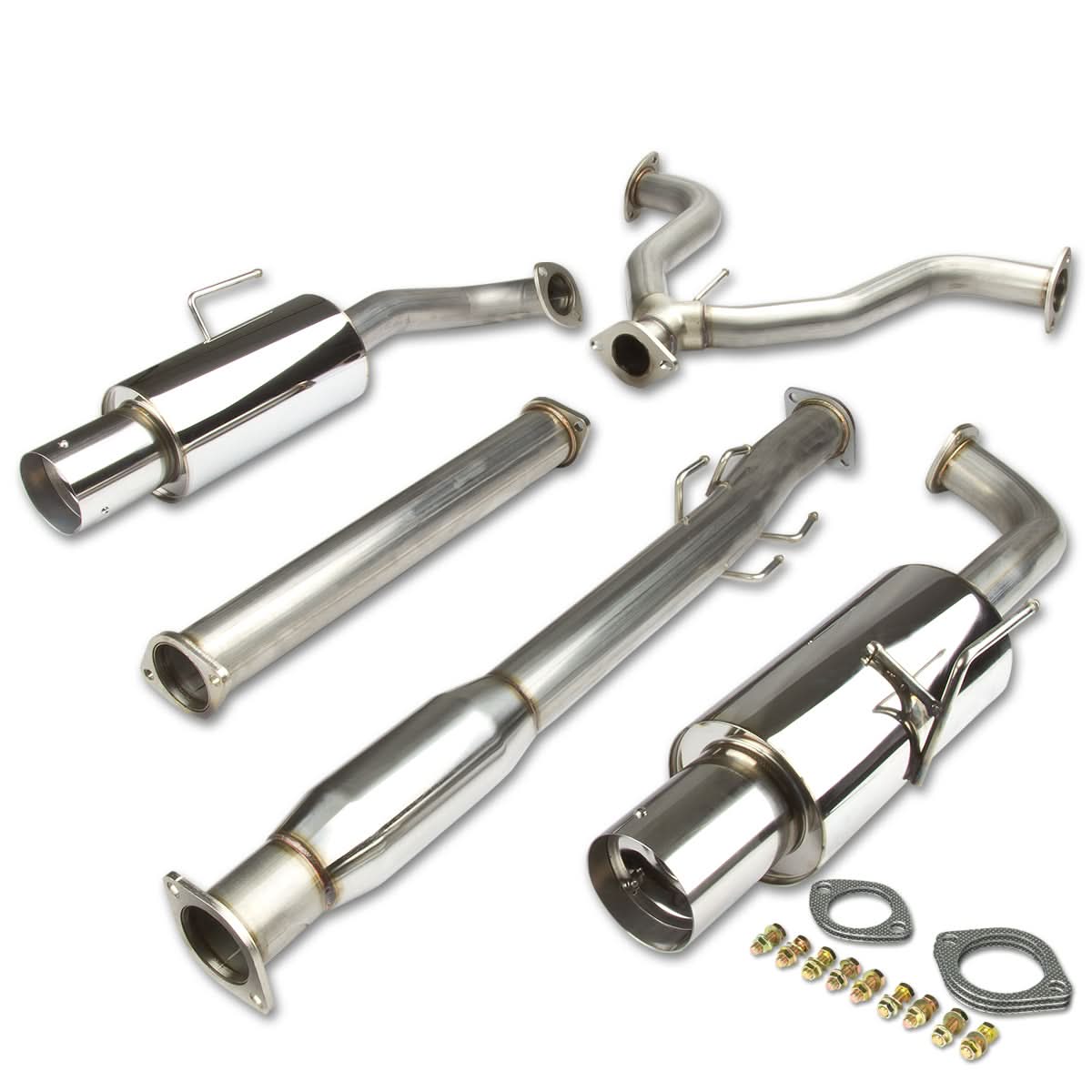 2007-2012 Nissan Altima Sedan Catback Exhaust Dual Tip Stainless Steel