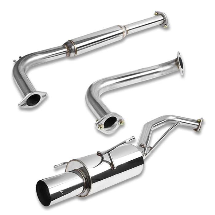 00-03 Nissan Maxima Single Tip Catback Exhaust Stainless Steel