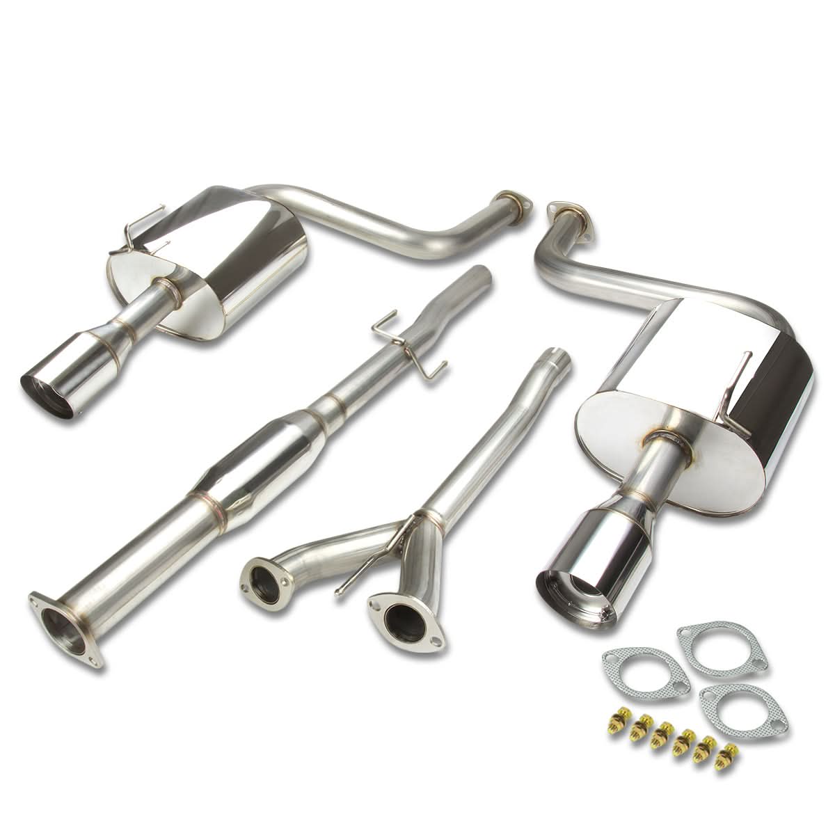 09-15 Nissan Maxima Dual Tip Catback Exhaust - Stainless Steel